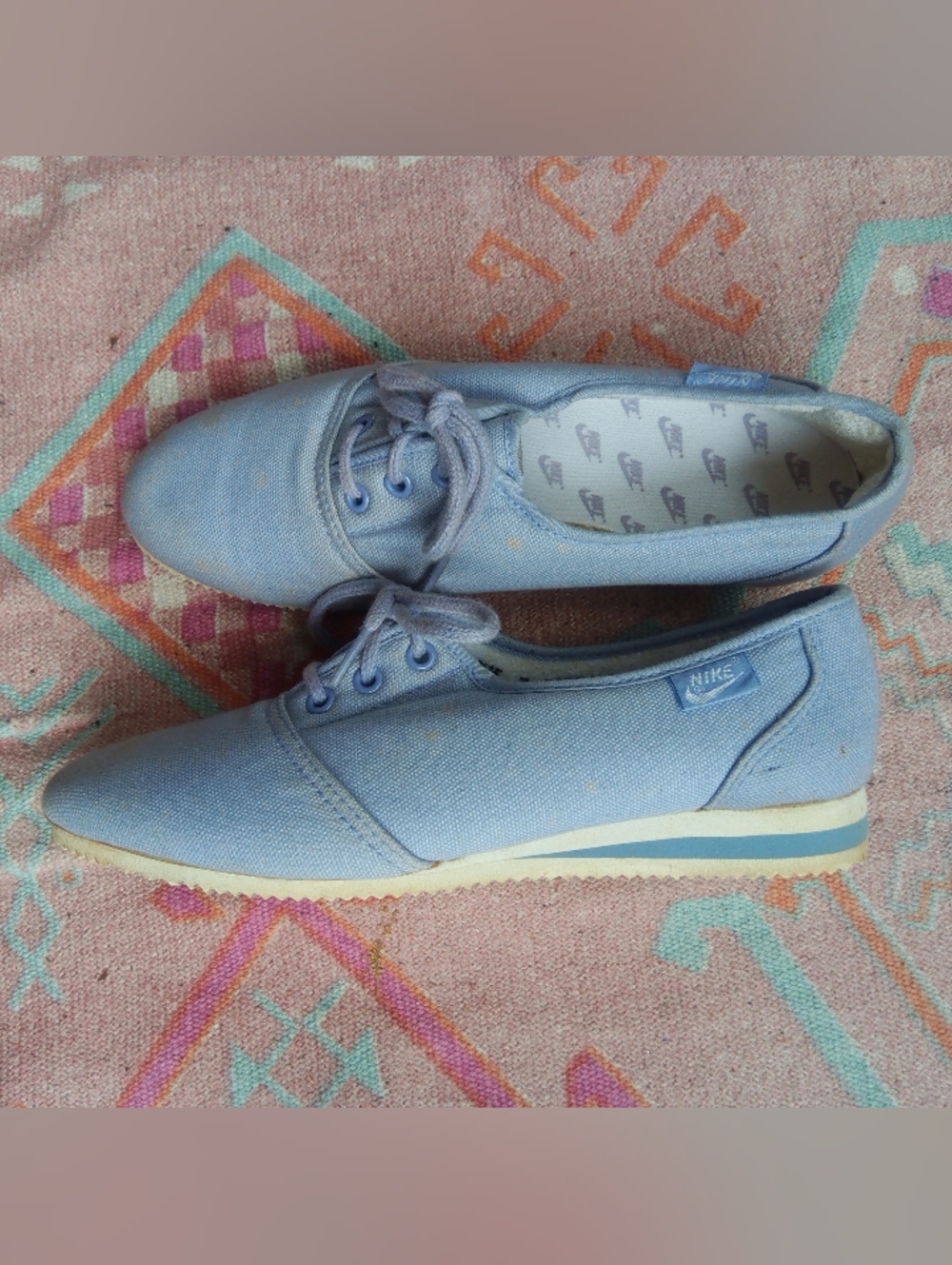 Vintage 70s 80s Retro  Nike Canvas Shoes Sneakers